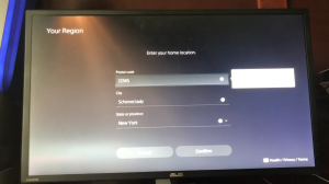 how to change Region on PS5